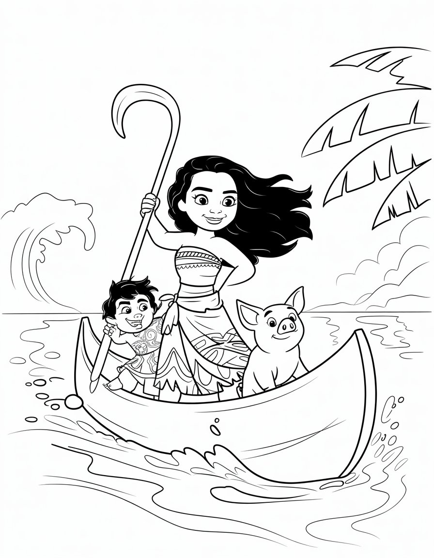 Moana's Ocean Journey